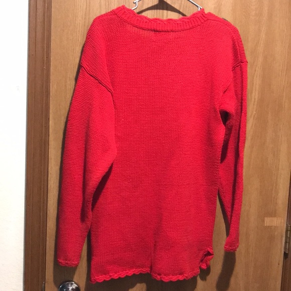 62 East M Heavy Knit Sweater Embroidered Vintage - Picture 13 of 13